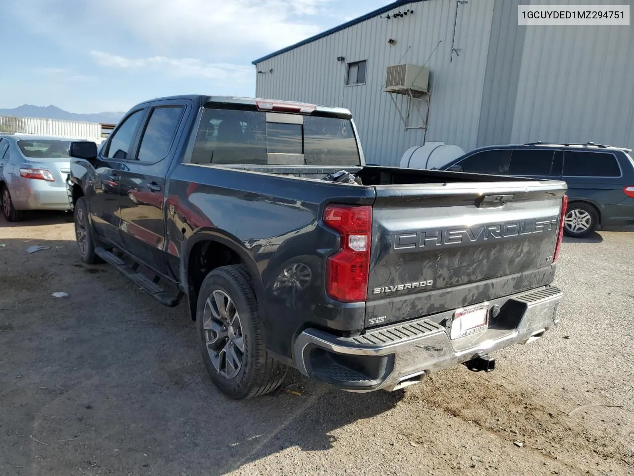 2021 Chevrolet Silverado K1500 Lt VIN: 1GCUYDED1MZ294751 Lot: 75458374