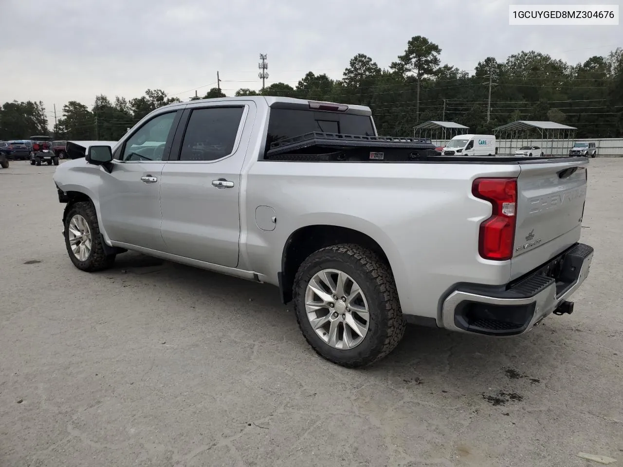 2021 Chevrolet Silverado K1500 Ltz VIN: 1GCUYGED8MZ304676 Lot: 75493204