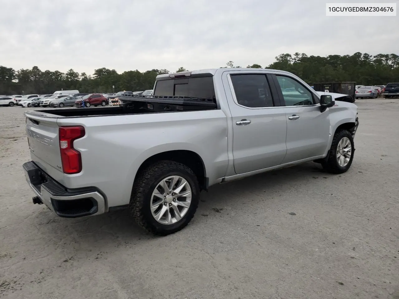 2021 Chevrolet Silverado K1500 Ltz VIN: 1GCUYGED8MZ304676 Lot: 75493204