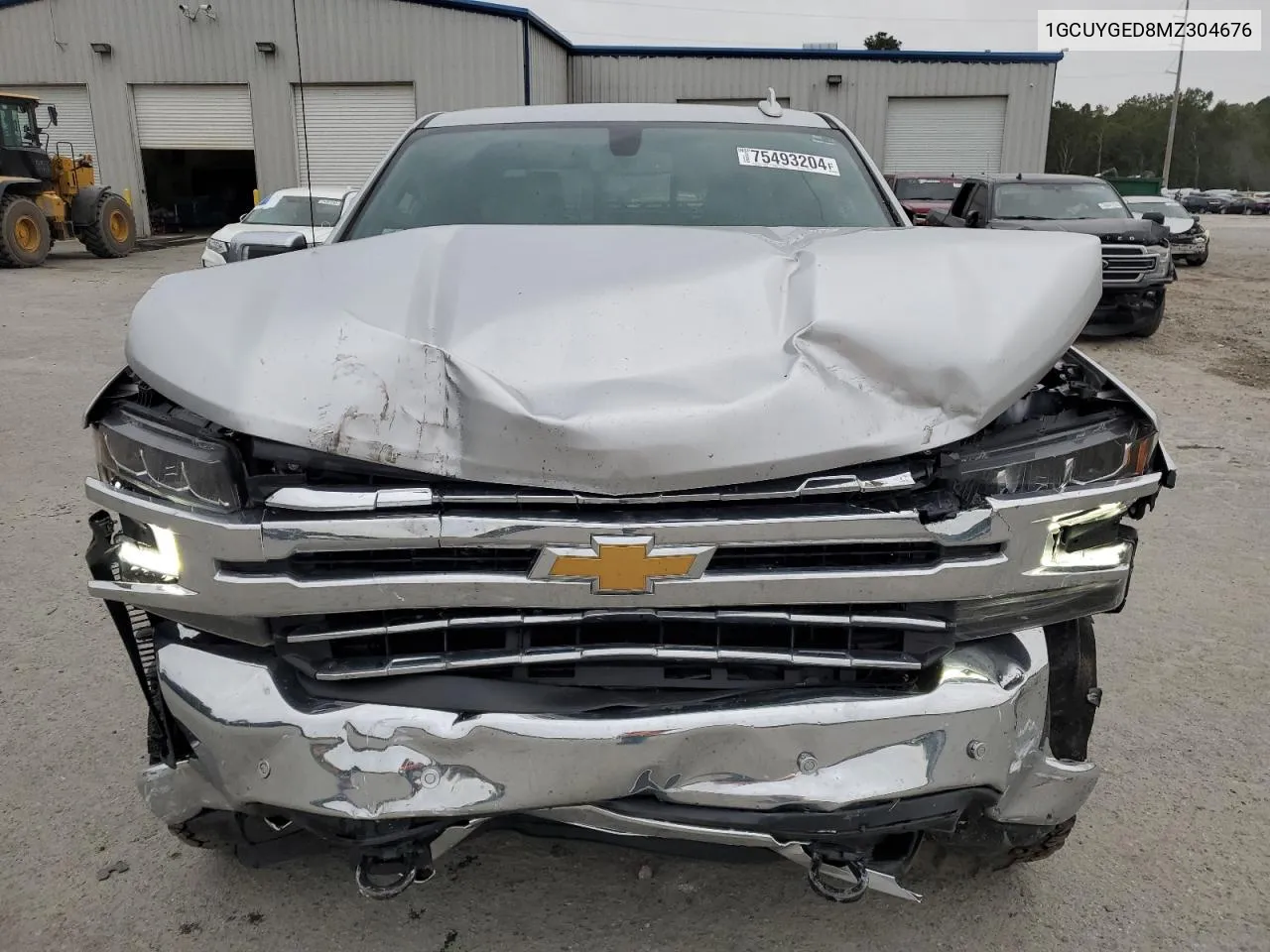 2021 Chevrolet Silverado K1500 Ltz VIN: 1GCUYGED8MZ304676 Lot: 75493204