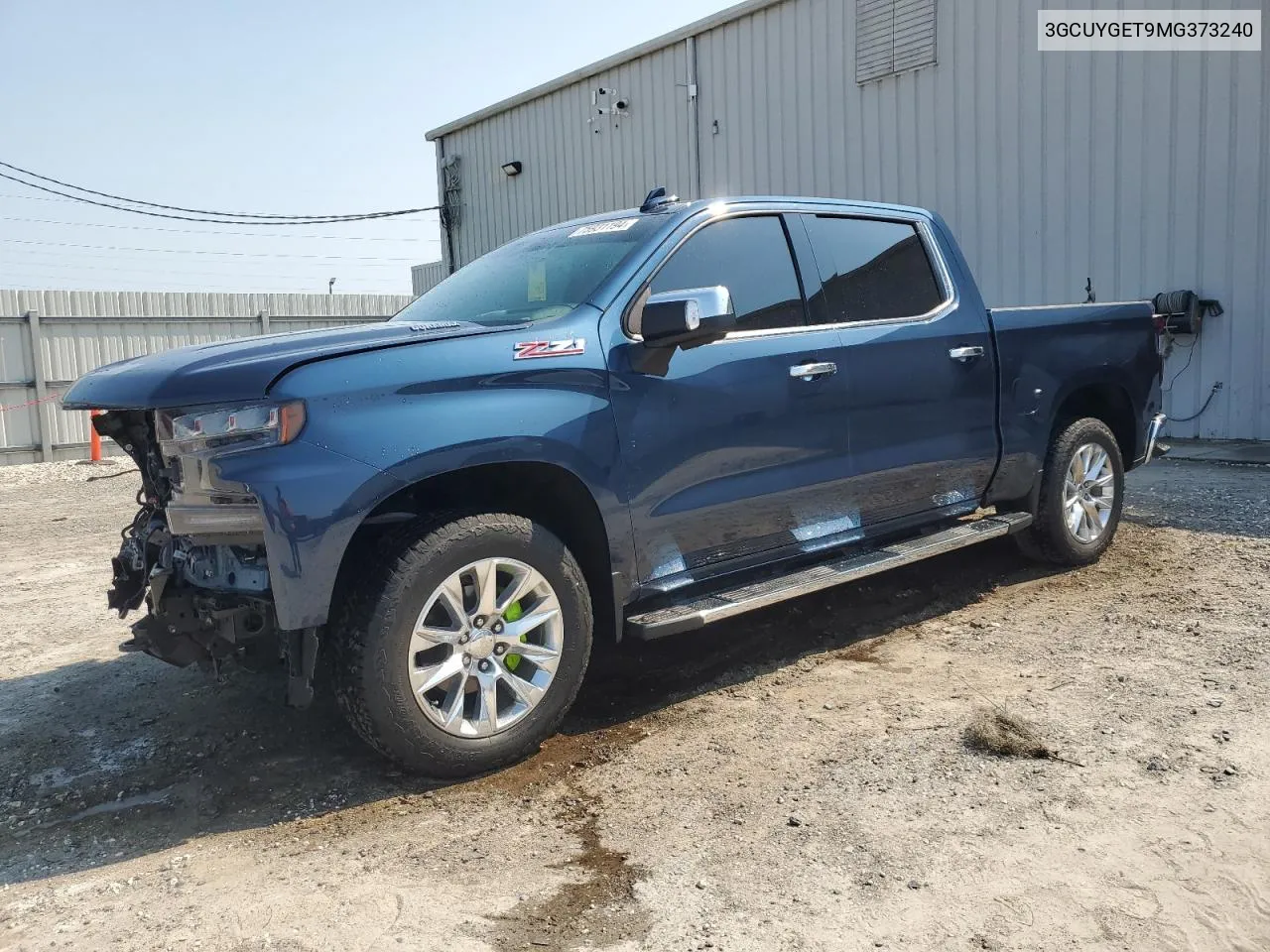 2021 Chevrolet Silverado K1500 Ltz VIN: 3GCUYGET9MG373240 Lot: 75931194