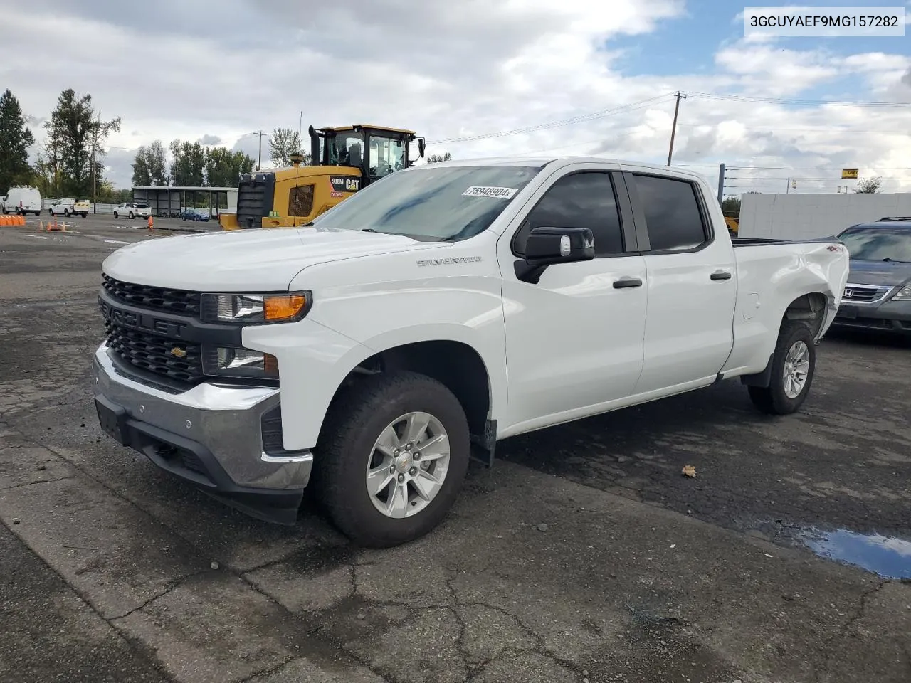 2021 Chevrolet Silverado K1500 VIN: 3GCUYAEF9MG157282 Lot: 75948904