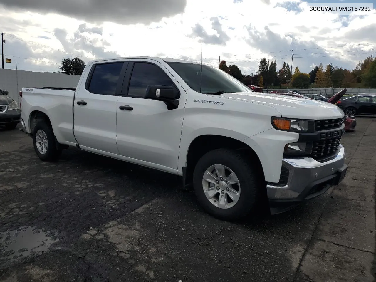 2021 Chevrolet Silverado K1500 VIN: 3GCUYAEF9MG157282 Lot: 75948904