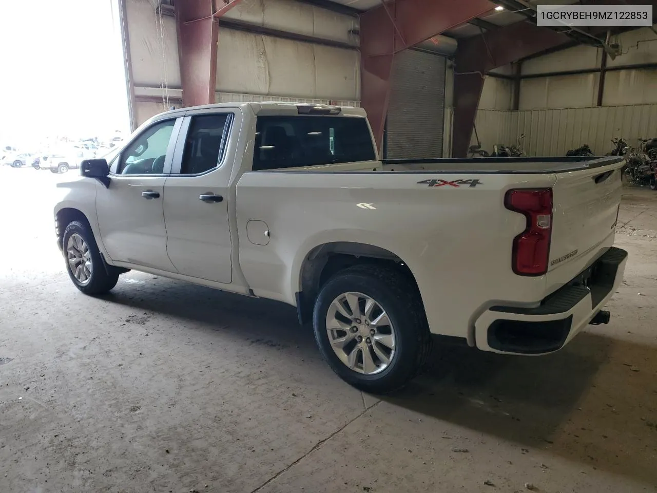 2021 Chevrolet Silverado K1500 Custom VIN: 1GCRYBEH9MZ122853 Lot: 75997394