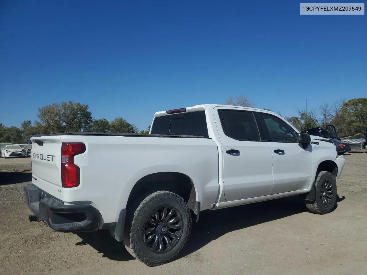 2021 Chevrolet Silverado K1500 Lt Trail Boss VIN: 1GCPYFELXMZ209549 Lot: 76128854