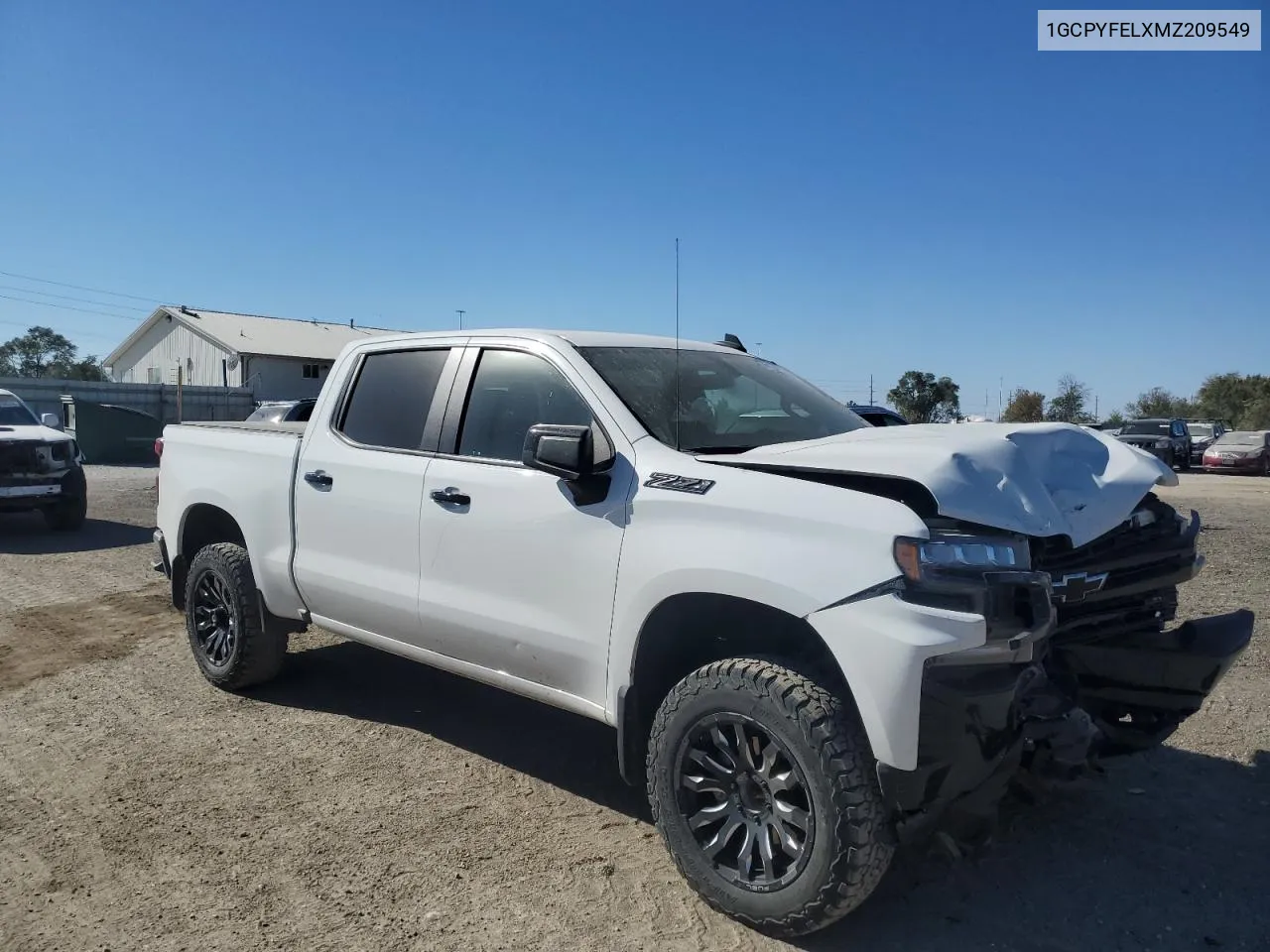 2021 Chevrolet Silverado K1500 Lt Trail Boss VIN: 1GCPYFELXMZ209549 Lot: 76128854