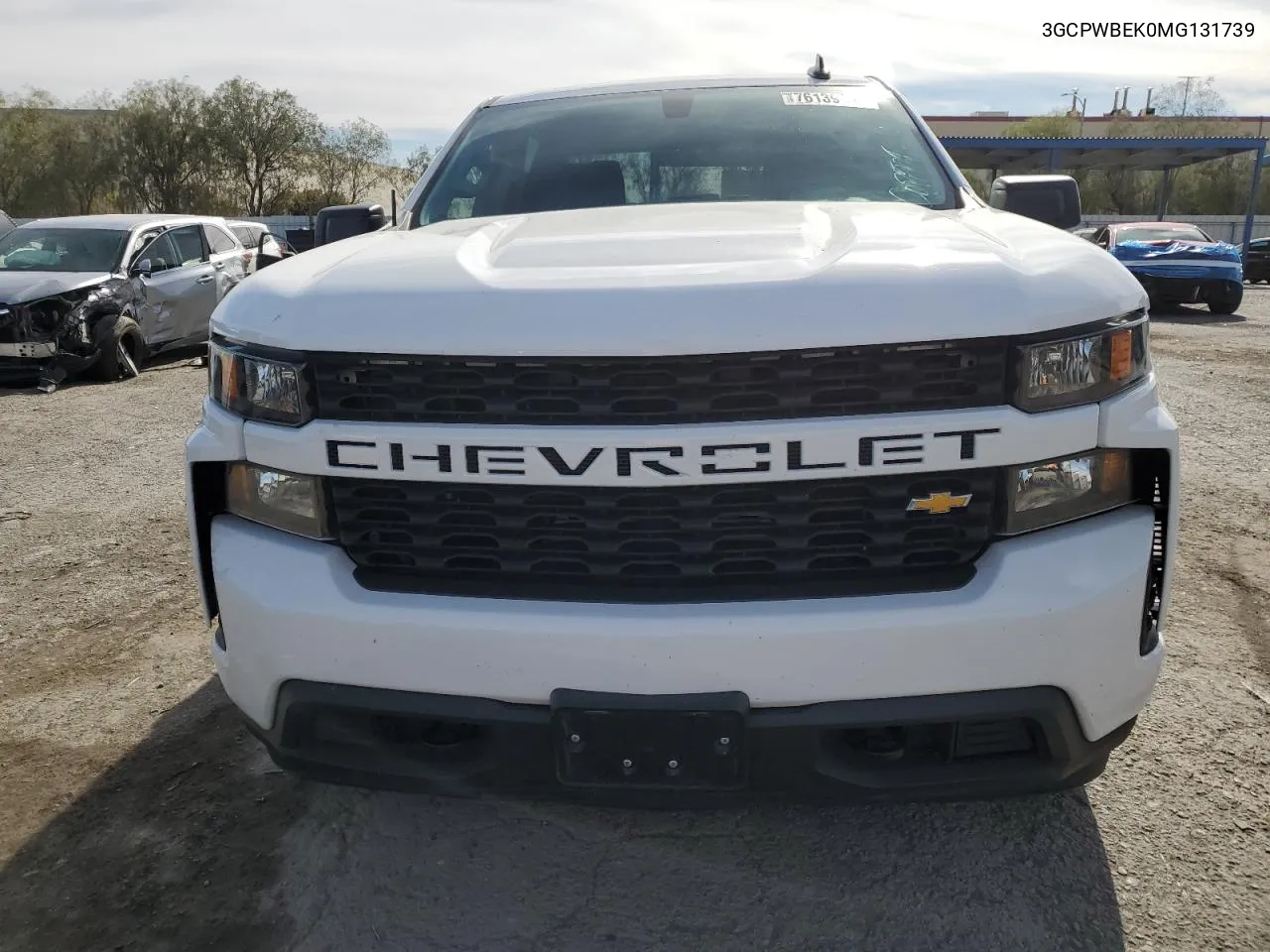 2021 Chevrolet Silverado C1500 Custom VIN: 3GCPWBEK0MG131739 Lot: 76139834