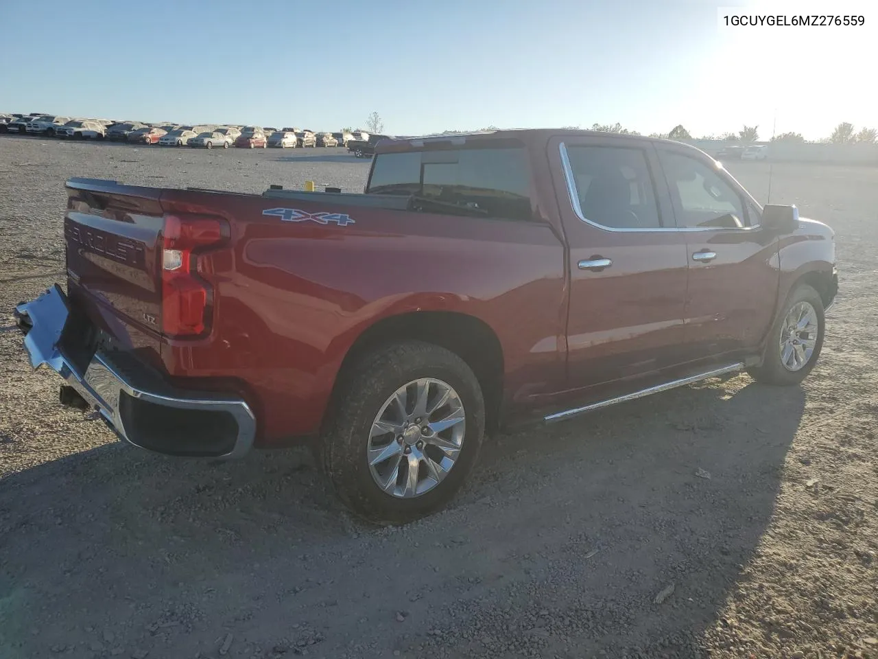 2021 Chevrolet Silverado K1500 Ltz VIN: 1GCUYGEL6MZ276559 Lot: 76252924