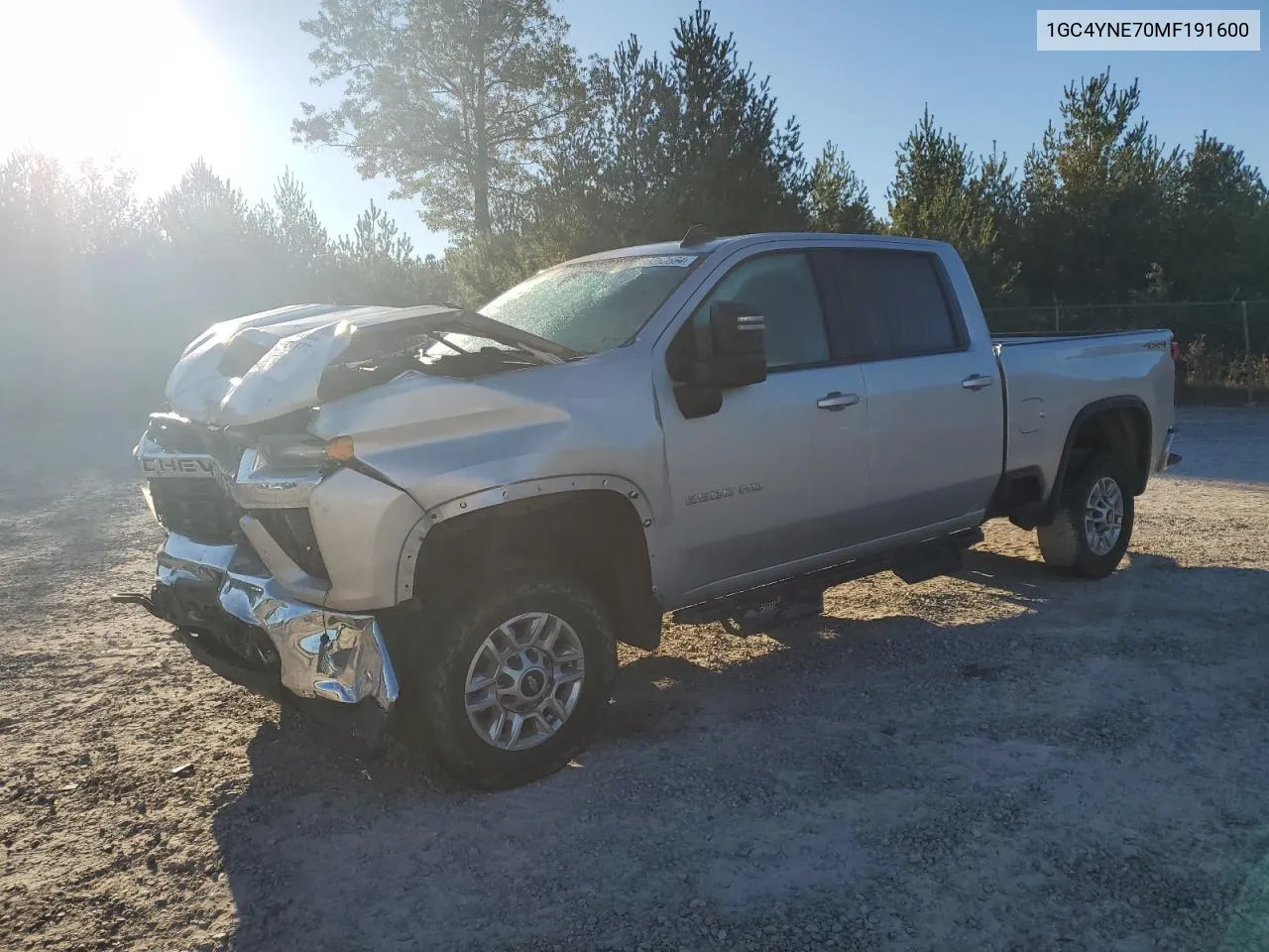 2021 Chevrolet Silverado K2500 Heavy Duty Lt VIN: 1GC4YNE70MF191600 Lot: 76360664