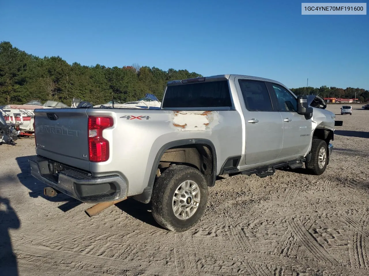 2021 Chevrolet Silverado K2500 Heavy Duty Lt VIN: 1GC4YNE70MF191600 Lot: 76360664