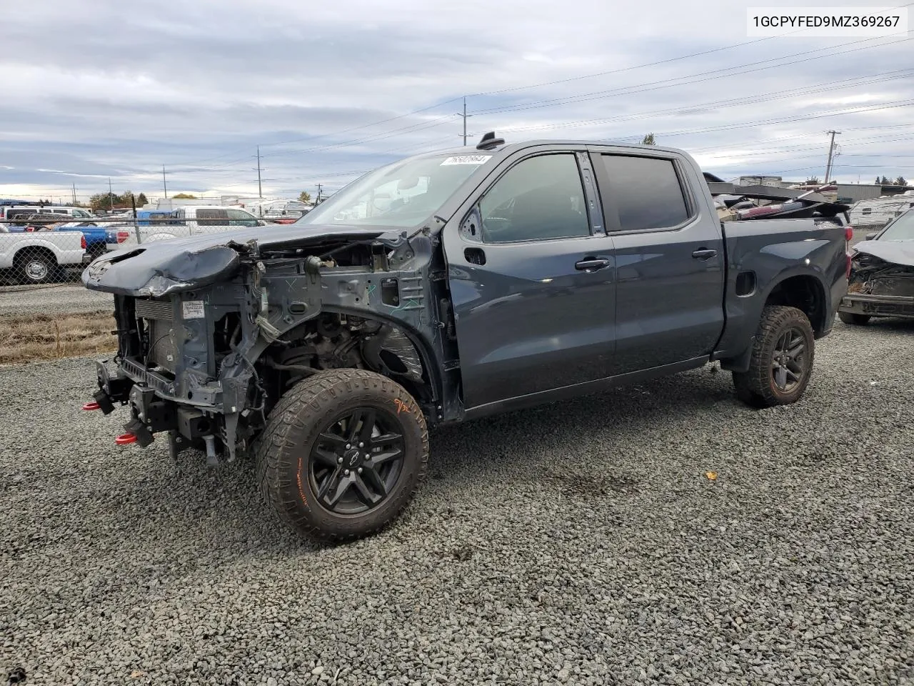 2021 Chevrolet Silverado K1500 Lt Trail Boss VIN: 1GCPYFED9MZ369267 Lot: 76502864