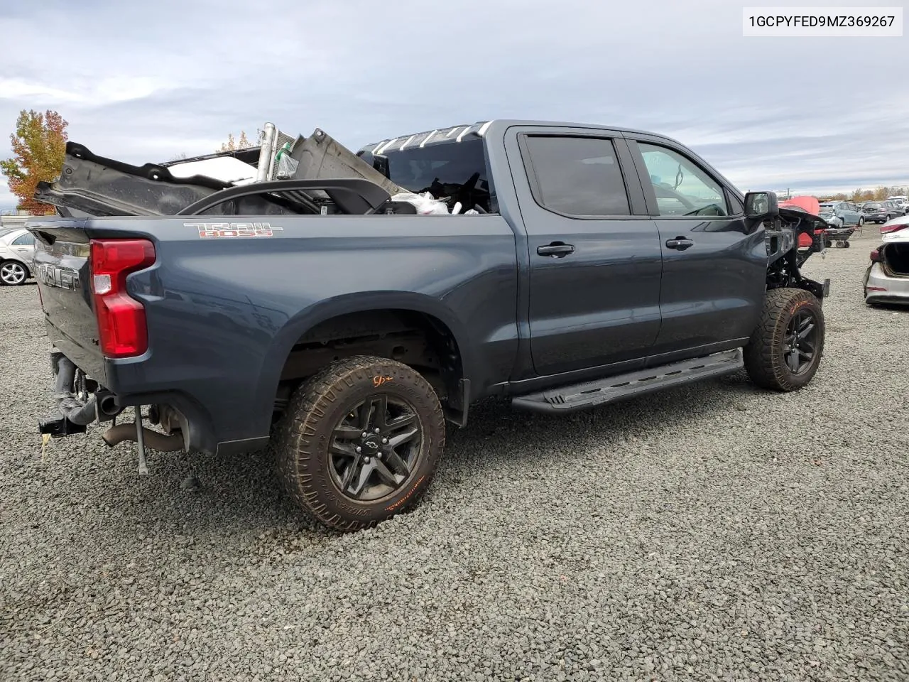 2021 Chevrolet Silverado K1500 Lt Trail Boss VIN: 1GCPYFED9MZ369267 Lot: 76502864