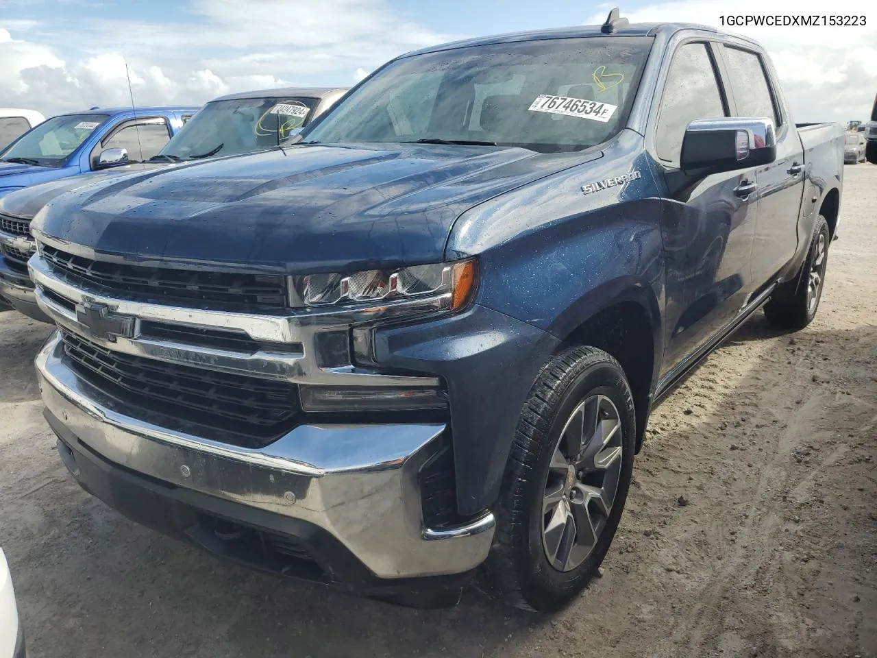 2021 Chevrolet Silverado C1500 Lt VIN: 1GCPWCEDXMZ153223 Lot: 76746534