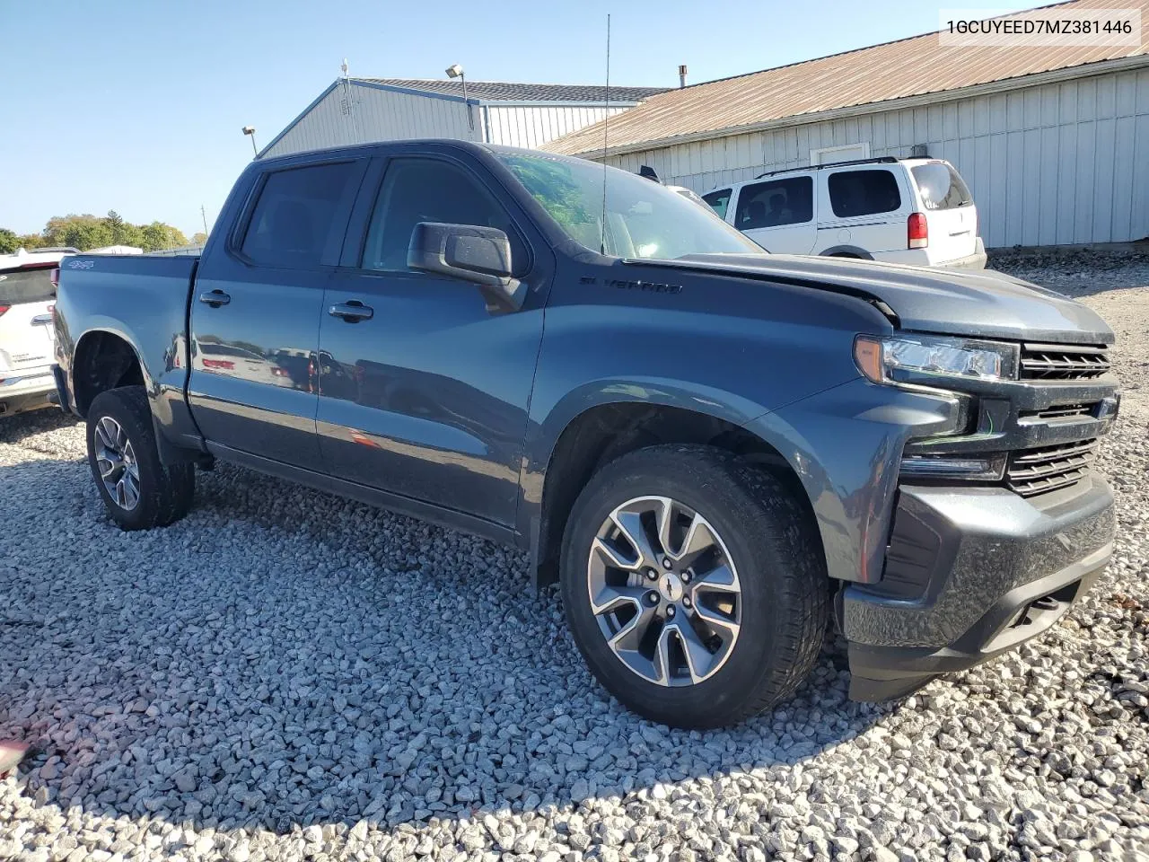 2021 Chevrolet Silverado K1500 Rst VIN: 1GCUYEED7MZ381446 Lot: 76845294