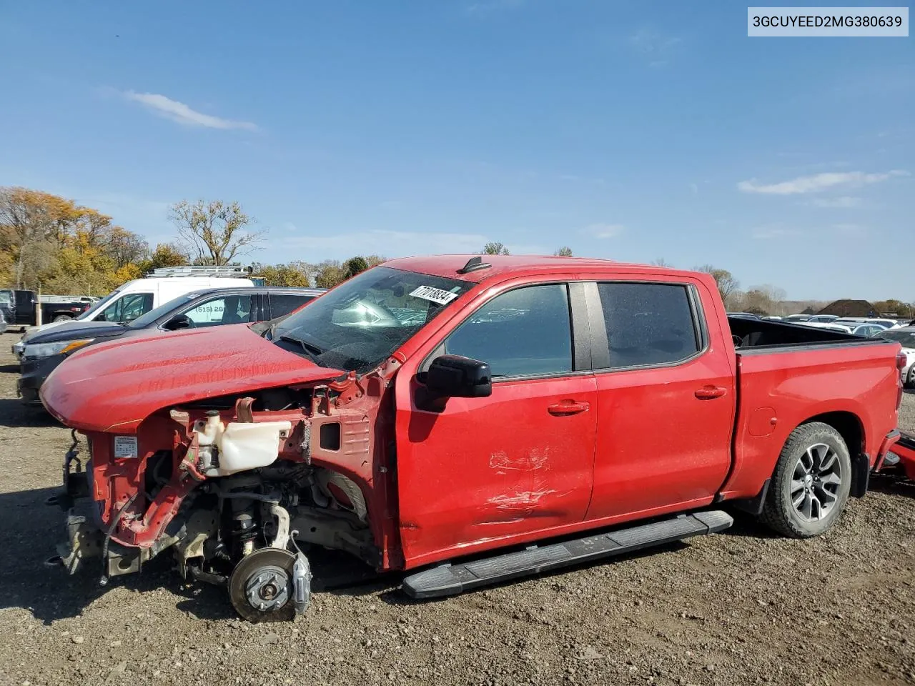 2021 Chevrolet Silverado K1500 Rst VIN: 3GCUYEED2MG380639 Lot: 77018834