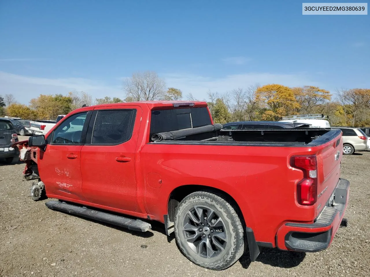 2021 Chevrolet Silverado K1500 Rst VIN: 3GCUYEED2MG380639 Lot: 77018834