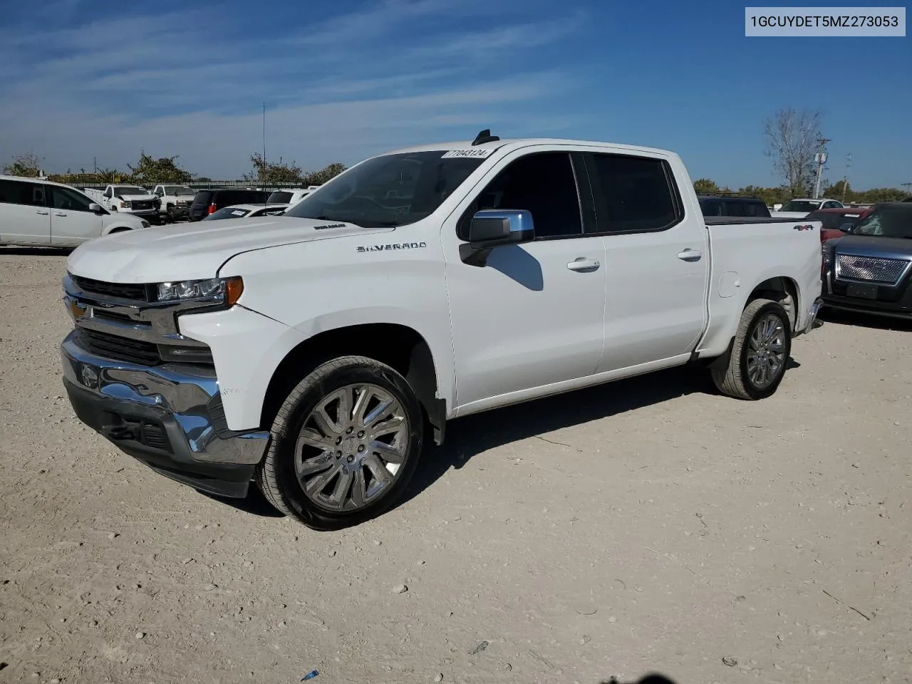 2021 Chevrolet Silverado K1500 Lt VIN: 1GCUYDET5MZ273053 Lot: 77043124