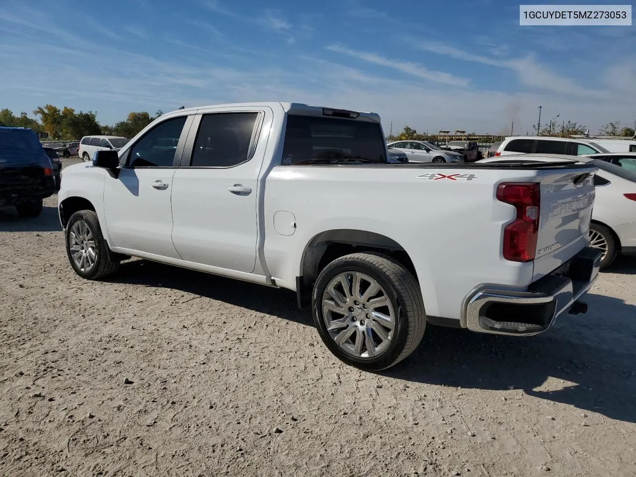 2021 Chevrolet Silverado K1500 Lt VIN: 1GCUYDET5MZ273053 Lot: 77043124