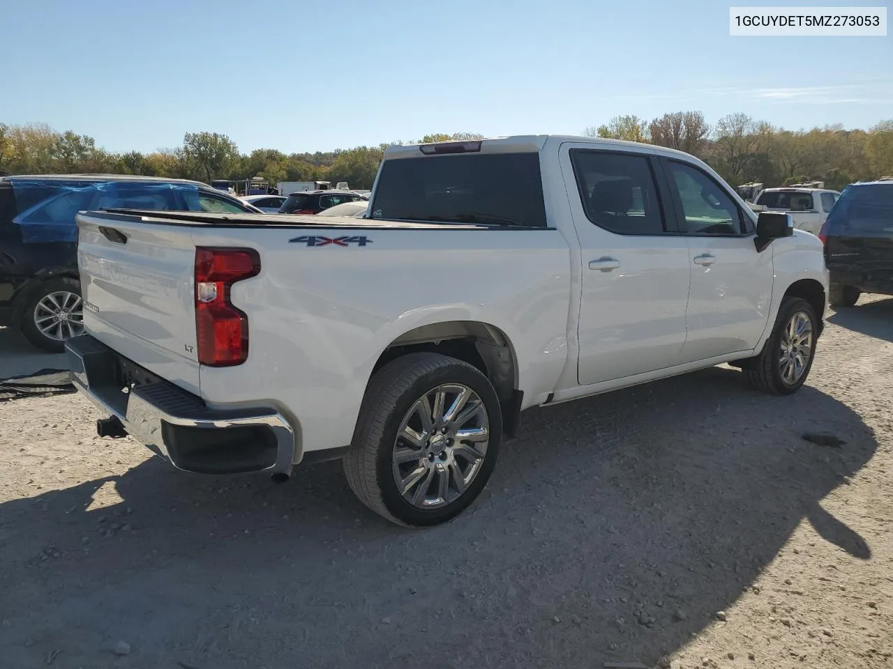 2021 Chevrolet Silverado K1500 Lt VIN: 1GCUYDET5MZ273053 Lot: 77043124