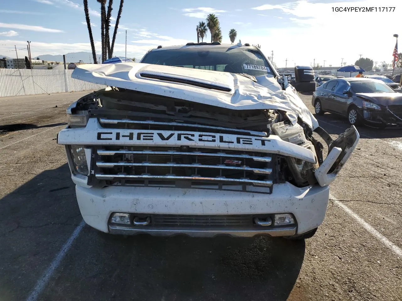 2021 Chevrolet Silverado K2500 Heavy Duty Ltz VIN: 1GC4YPEY2MF117177 Lot: 77189784