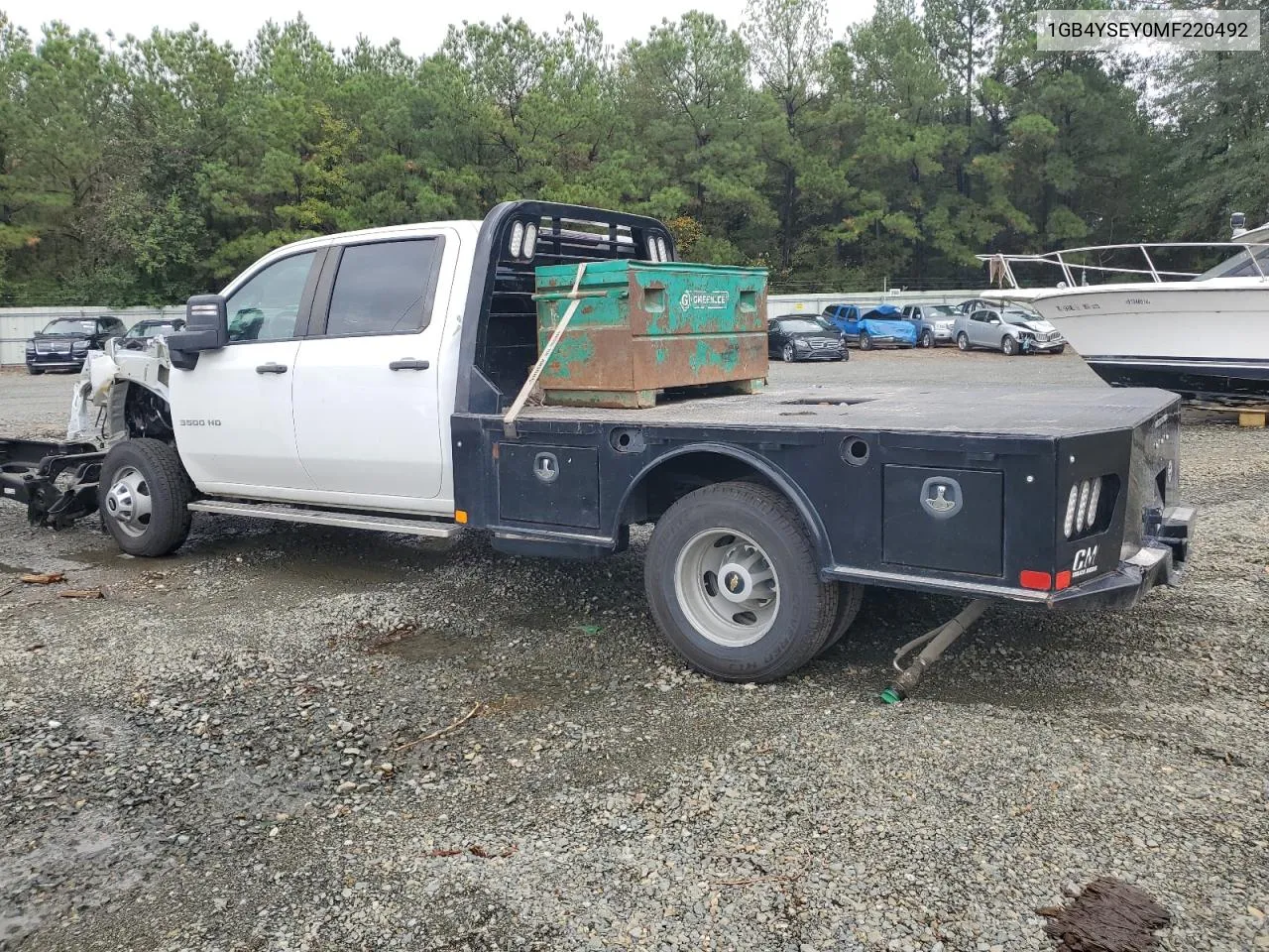 2021 Chevrolet Silverado K3500 VIN: 1GB4YSEY0MF220492 Lot: 77537324