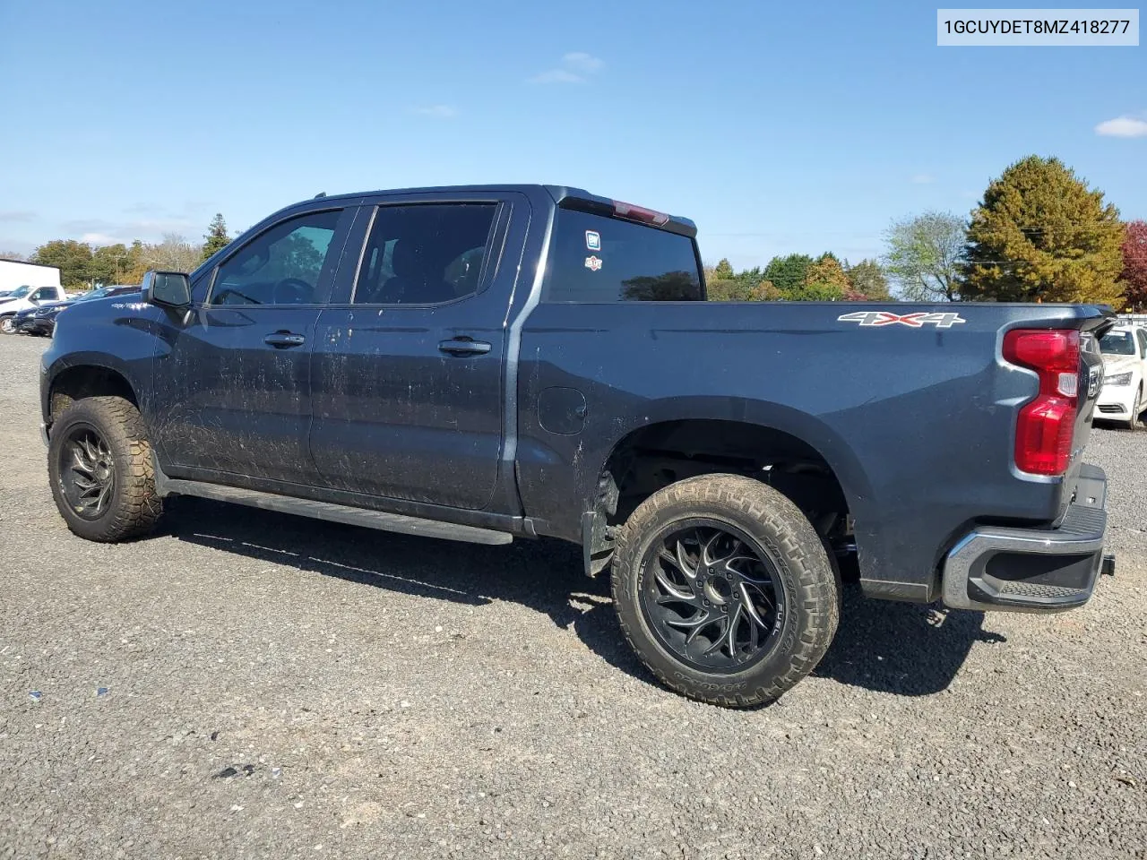 2021 Chevrolet Silverado K1500 Lt VIN: 1GCUYDET8MZ418277 Lot: 77741544