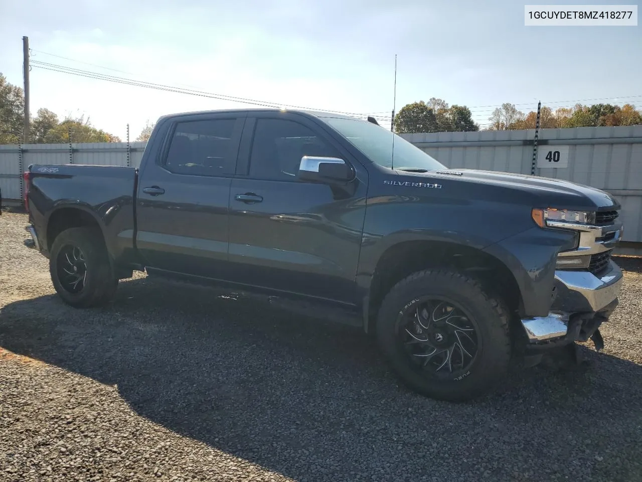 2021 Chevrolet Silverado K1500 Lt VIN: 1GCUYDET8MZ418277 Lot: 77741544