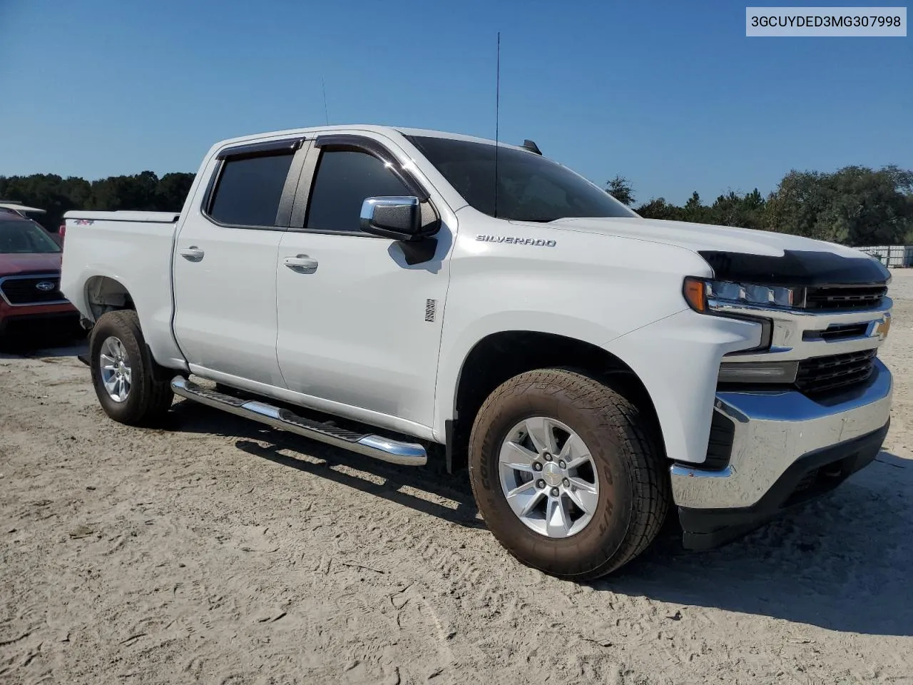 2021 Chevrolet Silverado K1500 Lt VIN: 3GCUYDED3MG307998 Lot: 77850964