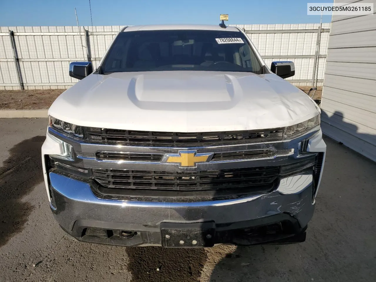 2021 Chevrolet Silverado K1500 Lt VIN: 3GCUYDED5MG261185 Lot: 78208844