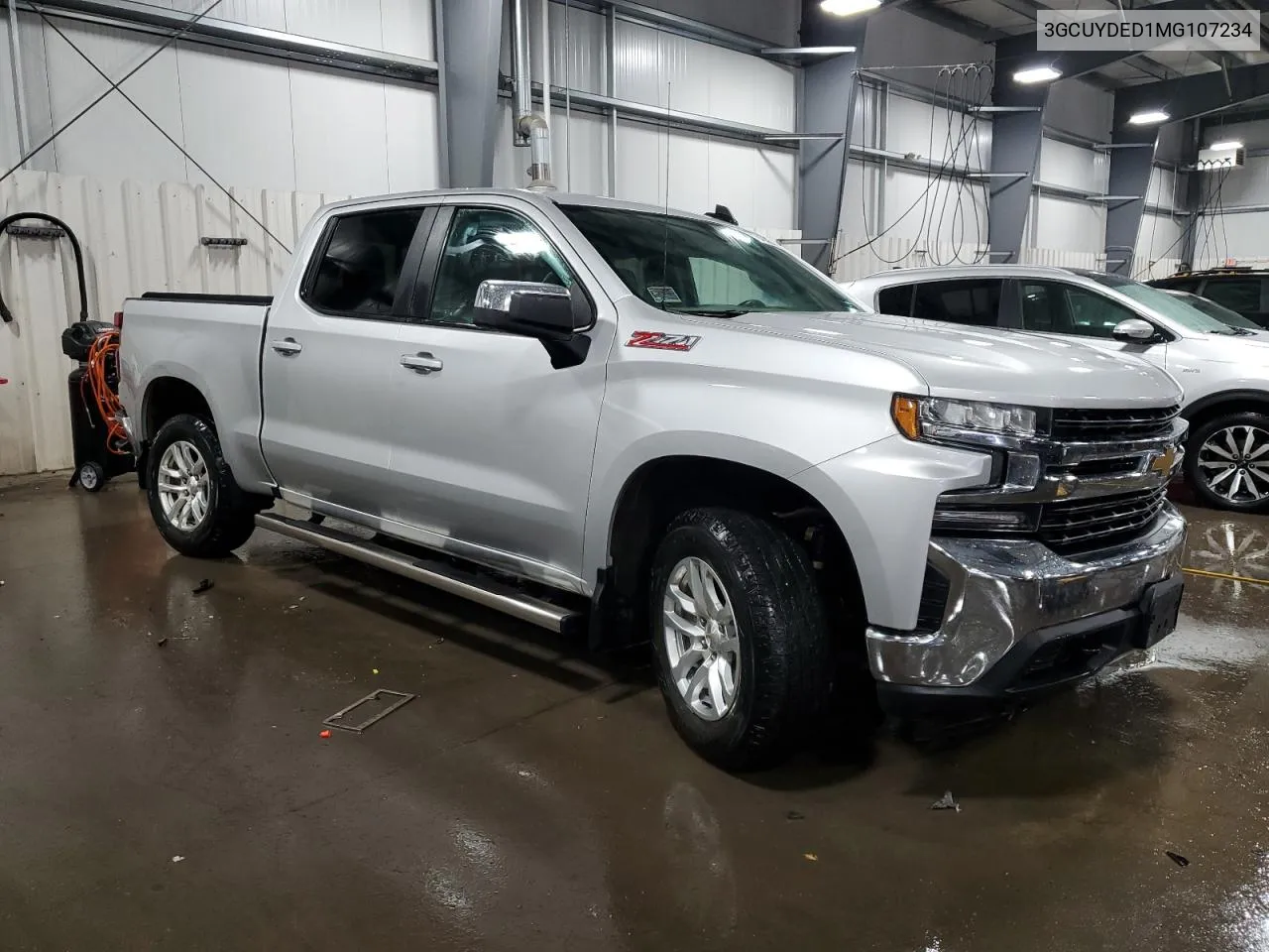 2021 Chevrolet Silverado K1500 Lt VIN: 3GCUYDED1MG107234 Lot: 78483904