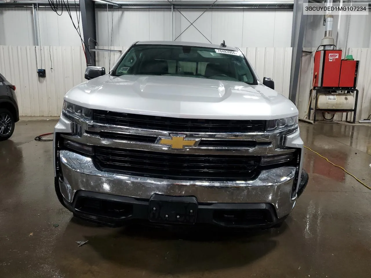 2021 Chevrolet Silverado K1500 Lt VIN: 3GCUYDED1MG107234 Lot: 78483904