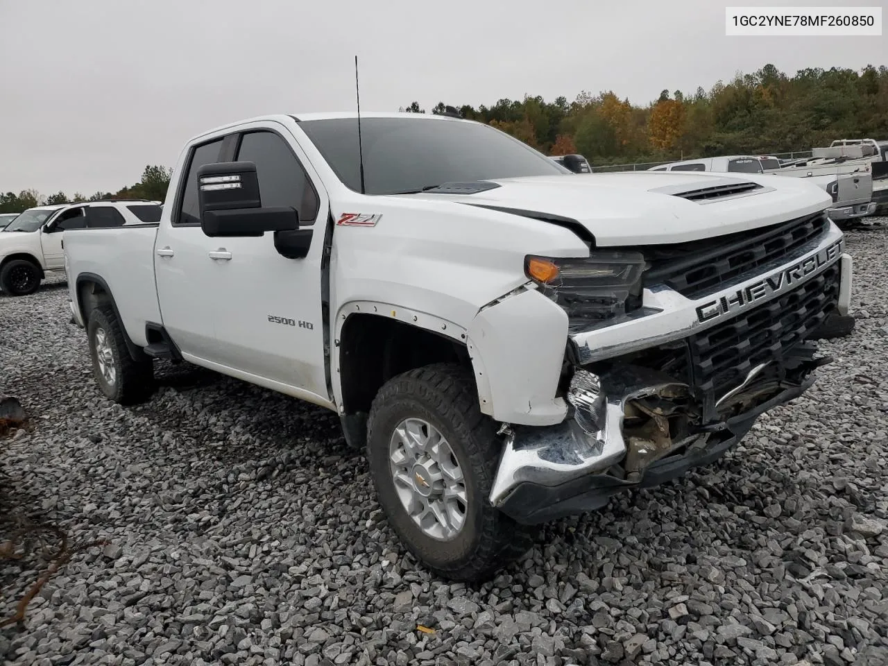 2021 Chevrolet Silverado K2500 Heavy Duty Lt VIN: 1GC2YNE78MF260850 Lot: 78726784