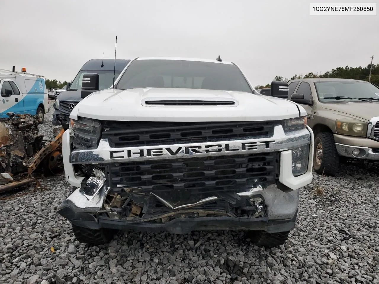 2021 Chevrolet Silverado K2500 Heavy Duty Lt VIN: 1GC2YNE78MF260850 Lot: 78726784