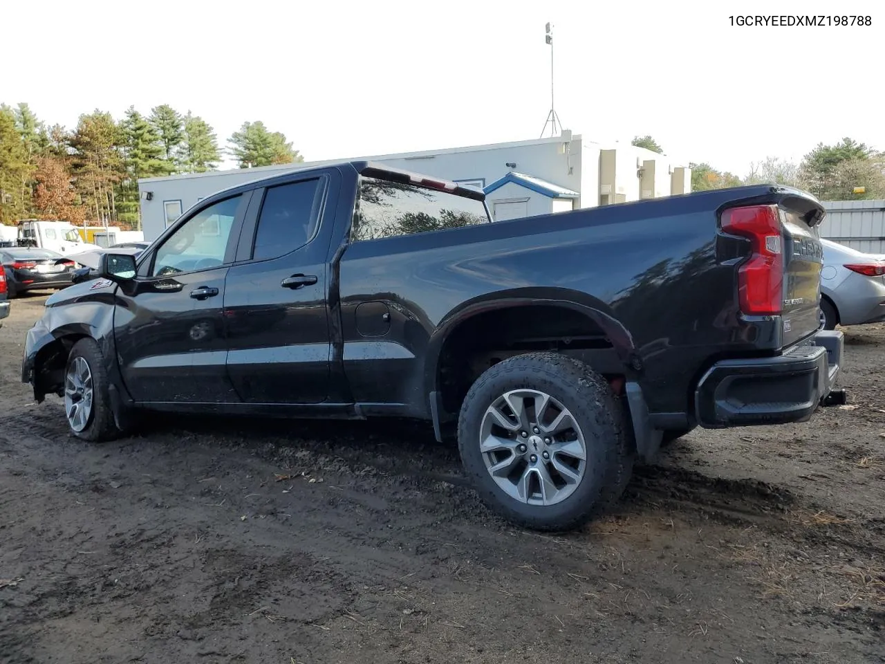 2021 Chevrolet Silverado K1500 Rst VIN: 1GCRYEEDXMZ198788 Lot: 78791074