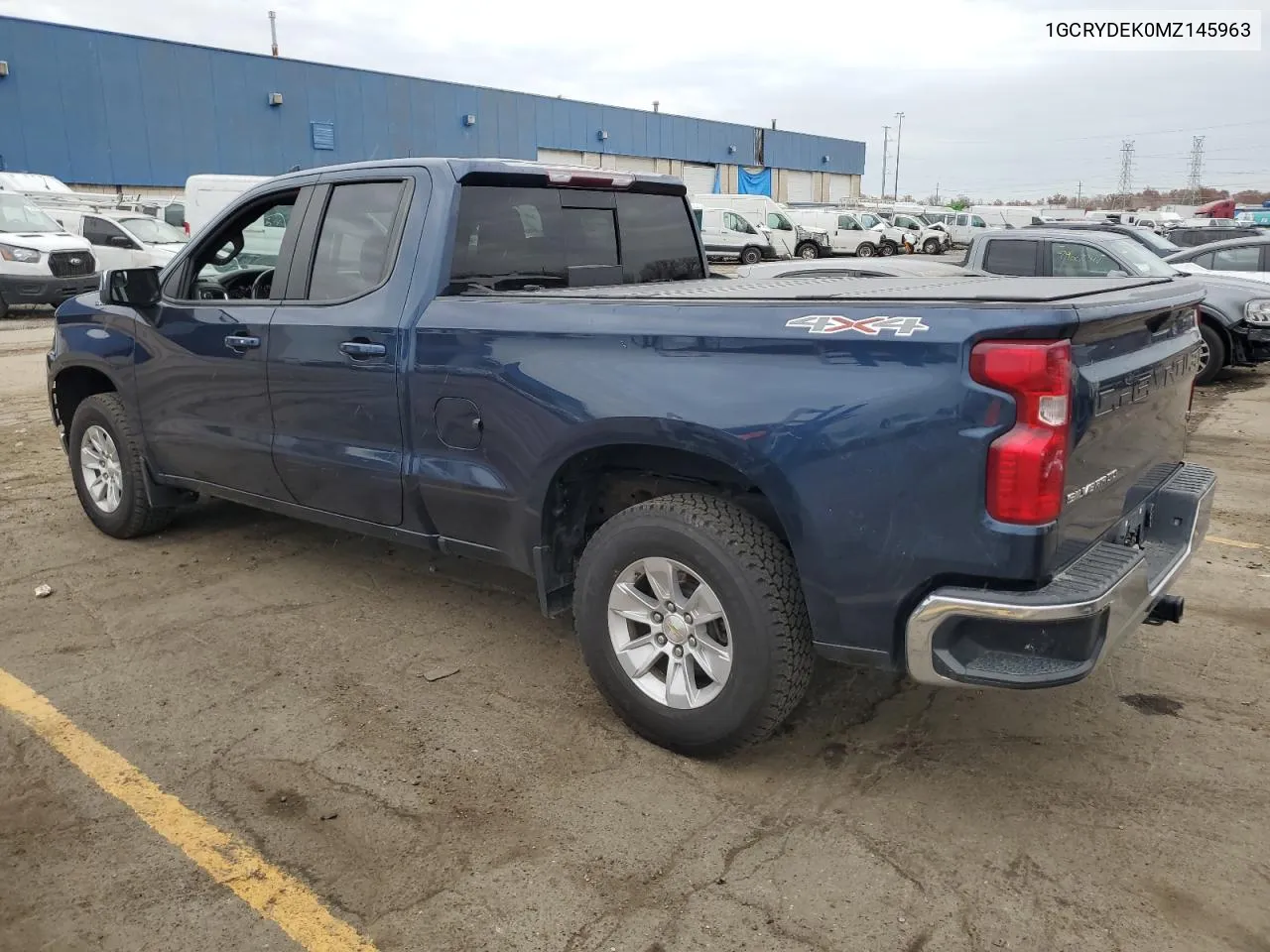 2021 Chevrolet Silverado K1500 Lt VIN: 1GCRYDEK0MZ145963 Lot: 79330384