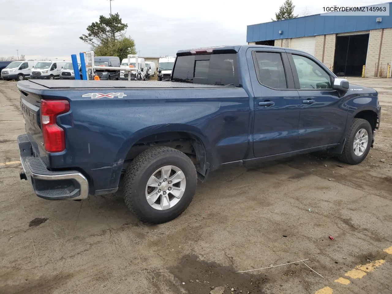 2021 Chevrolet Silverado K1500 Lt VIN: 1GCRYDEK0MZ145963 Lot: 79330384