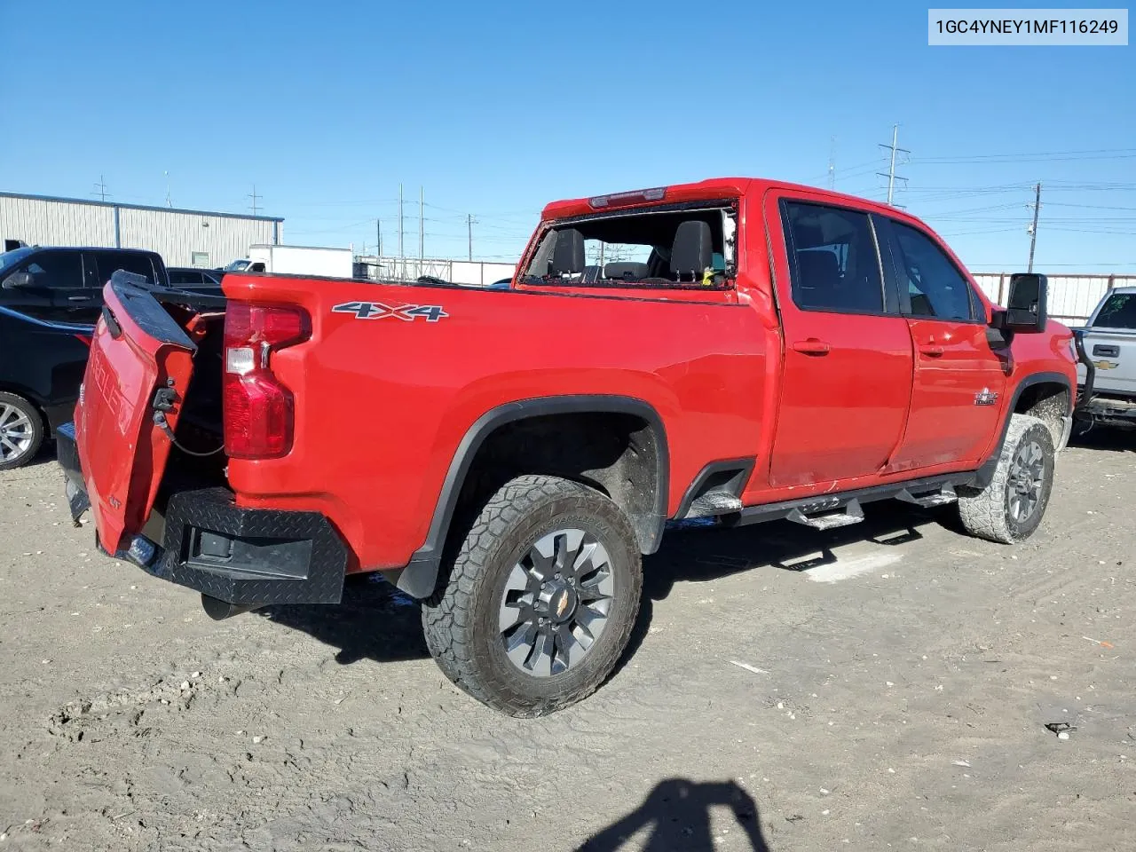 2021 Chevrolet Silverado K2500 Heavy Duty Lt VIN: 1GC4YNEY1MF116249 Lot: 79669534