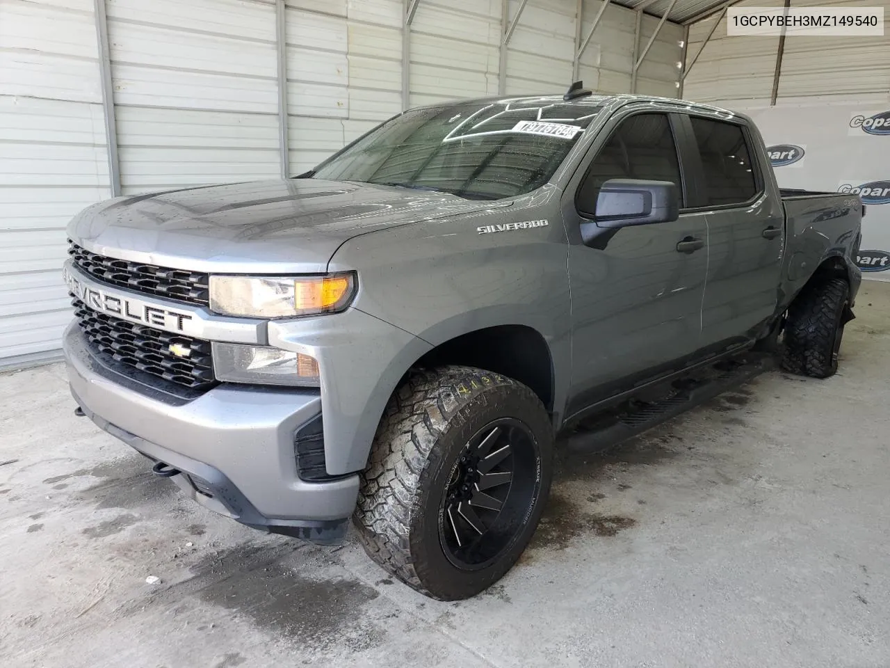 2021 Chevrolet Silverado K1500 Custom VIN: 1GCPYBEH3MZ149540 Lot: 79775784