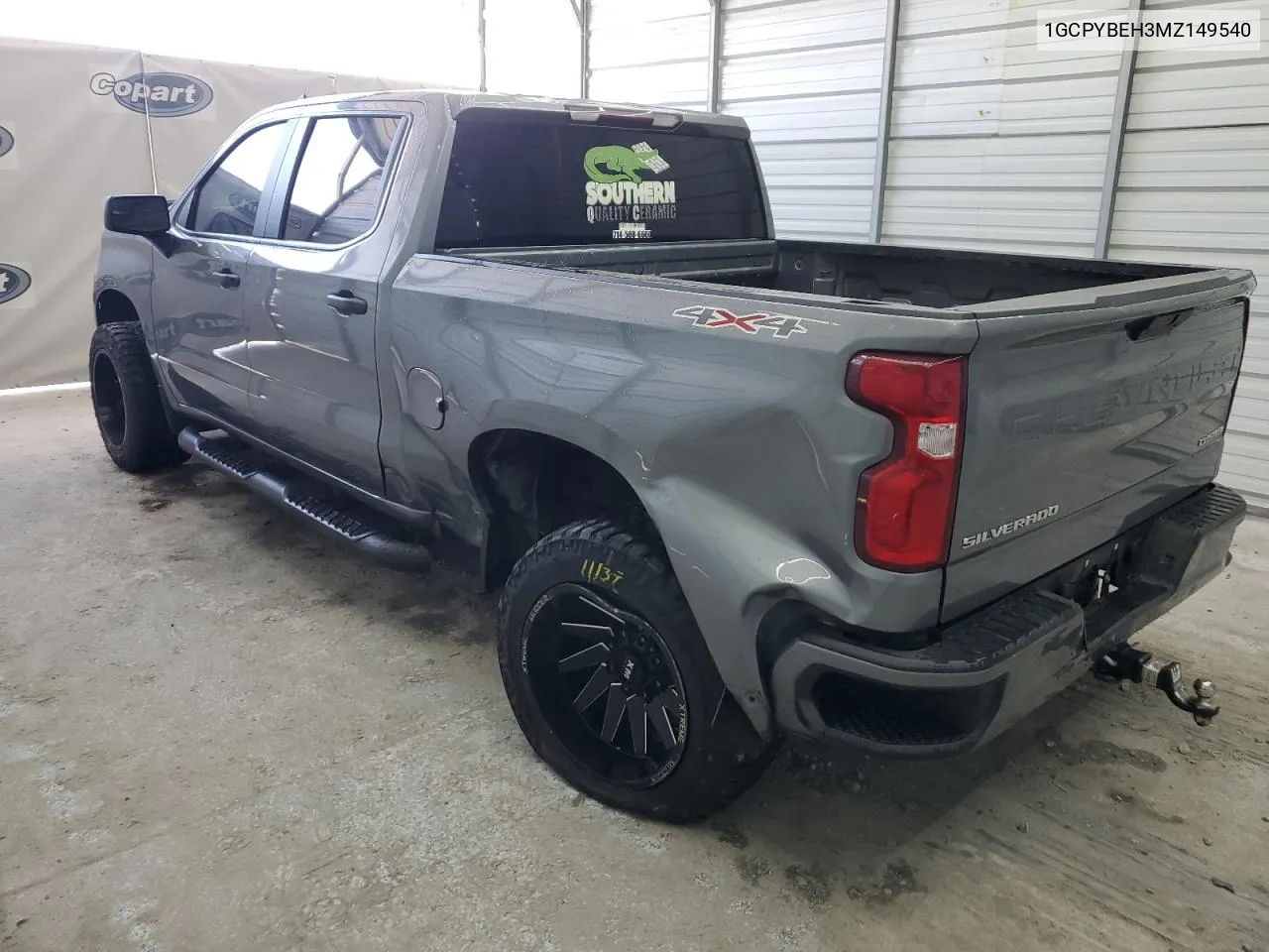 2021 Chevrolet Silverado K1500 Custom VIN: 1GCPYBEH3MZ149540 Lot: 79775784