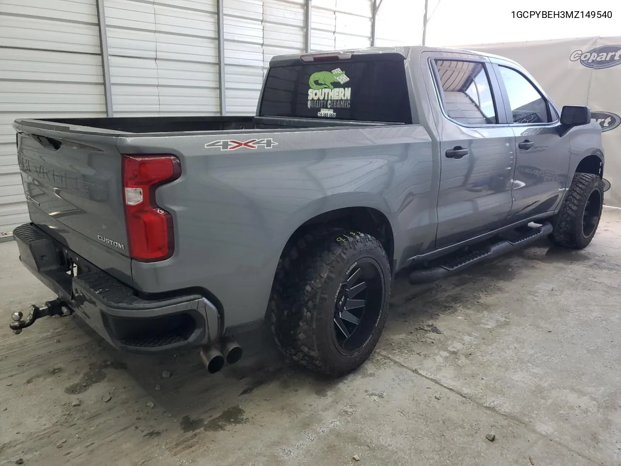 2021 Chevrolet Silverado K1500 Custom VIN: 1GCPYBEH3MZ149540 Lot: 79775784