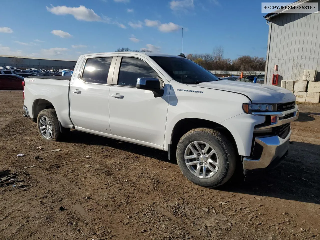 2021 Chevrolet Silverado K1500 Lt VIN: 3GCPYJEK3MG363157 Lot: 79837624