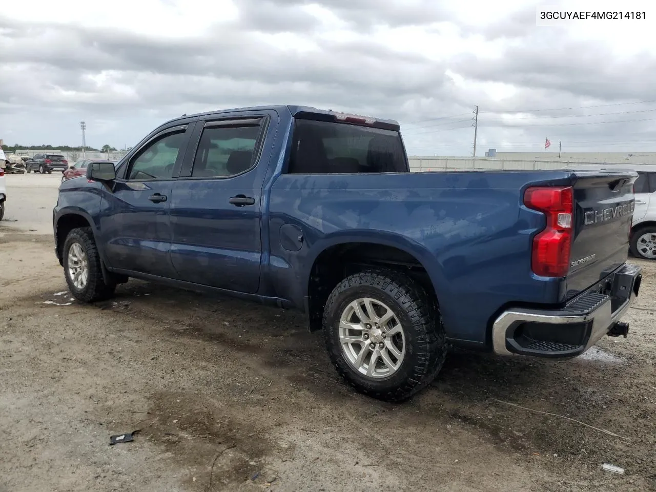 2021 Chevrolet Silverado K1500 VIN: 3GCUYAEF4MG214181 Lot: 80033024