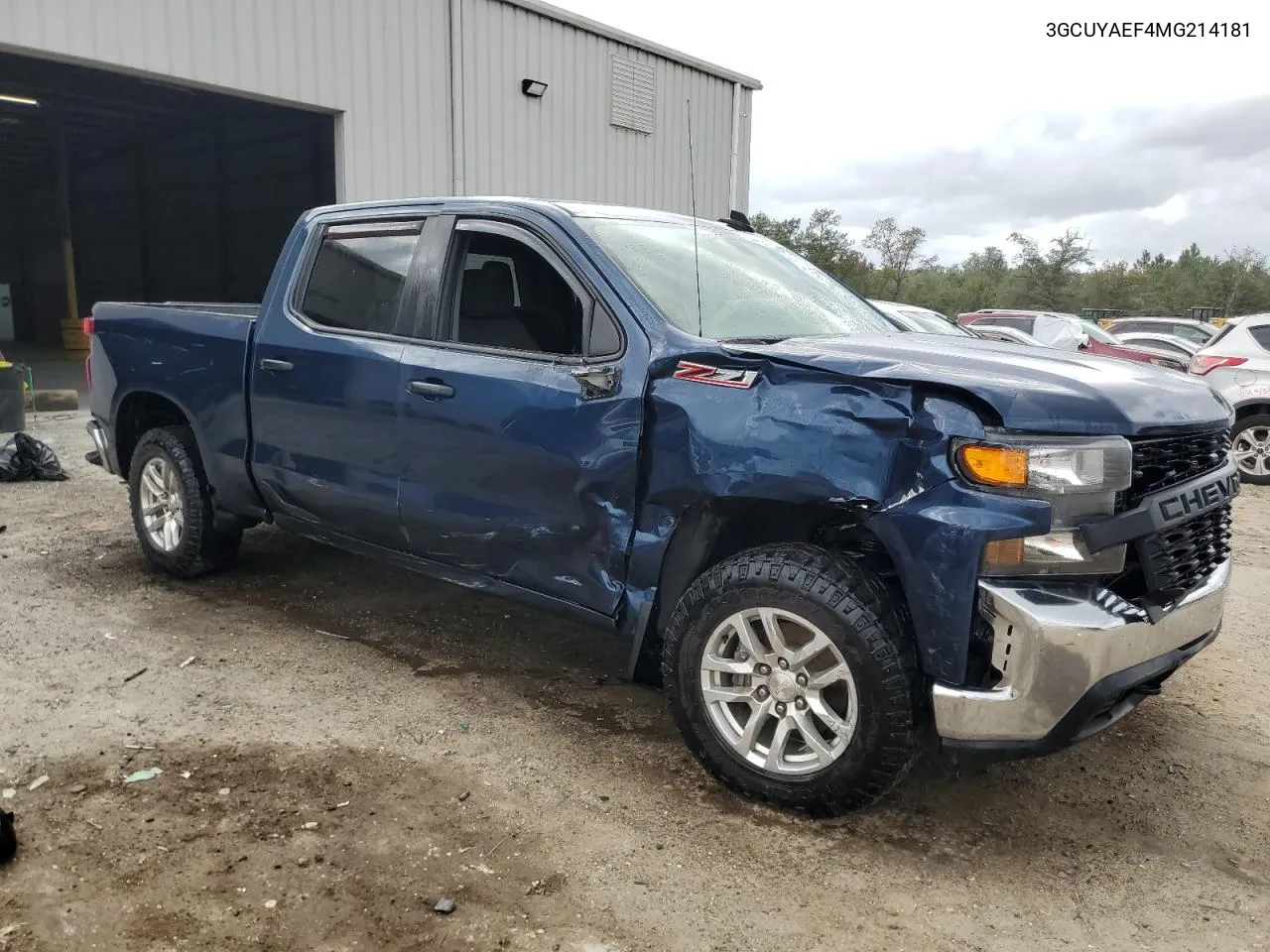 2021 Chevrolet Silverado K1500 VIN: 3GCUYAEF4MG214181 Lot: 80033024