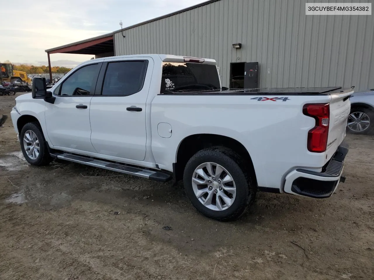 2021 Chevrolet Silverado K1500 Custom VIN: 3GCUYBEF4MG354382 Lot: 80445744