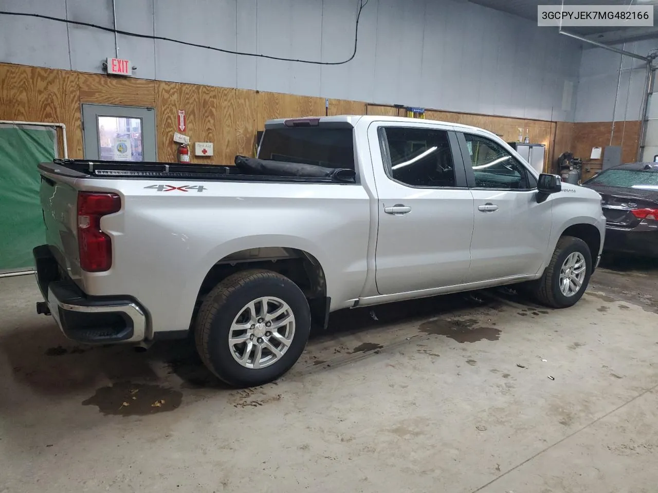 2021 Chevrolet Silverado K1500 Lt VIN: 3GCPYJEK7MG482166 Lot: 80471424