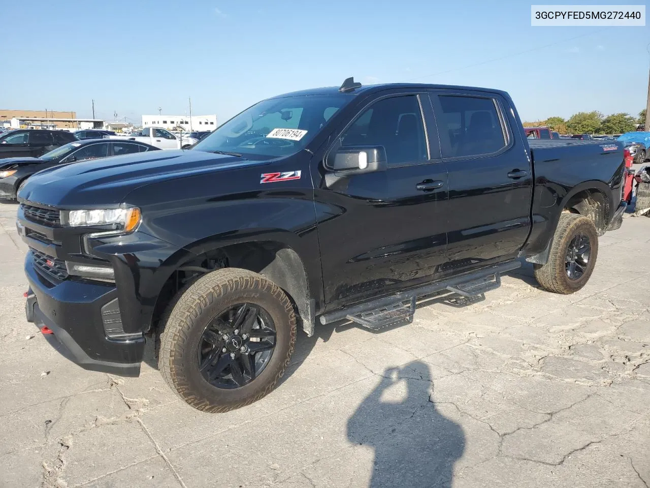 2021 Chevrolet Silverado K1500 Lt Trail Boss VIN: 3GCPYFED5MG272440 Lot: 80706194