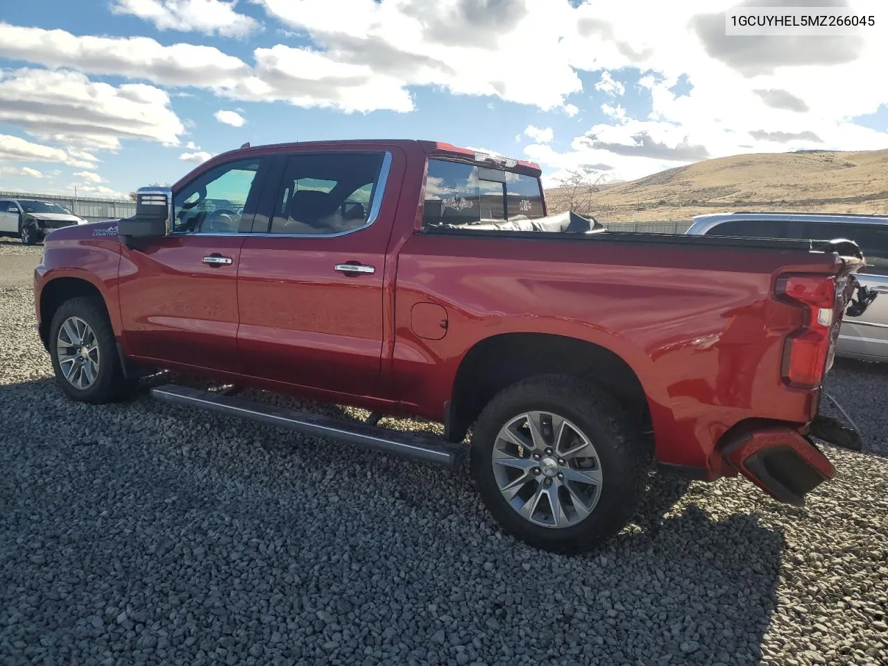 2021 Chevrolet Silverado K1500 High Country VIN: 1GCUYHEL5MZ266045 Lot: 81320684