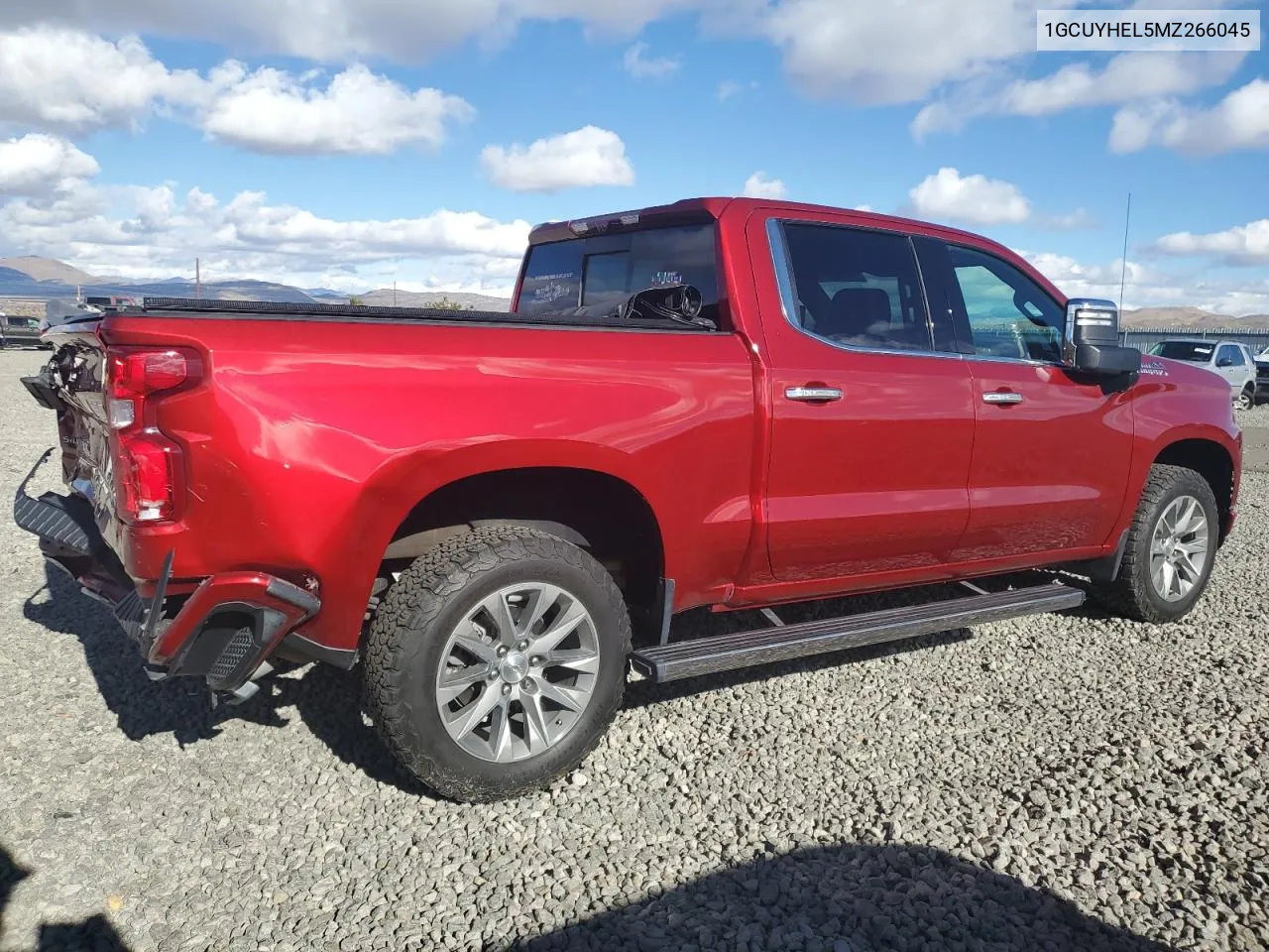 2021 Chevrolet Silverado K1500 High Country VIN: 1GCUYHEL5MZ266045 Lot: 81320684