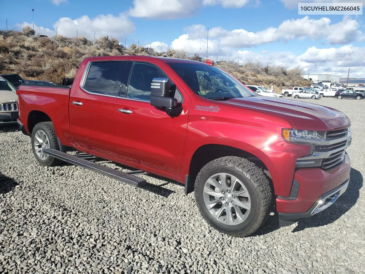 2021 Chevrolet Silverado K1500 High Country VIN: 1GCUYHEL5MZ266045 Lot: 81320684