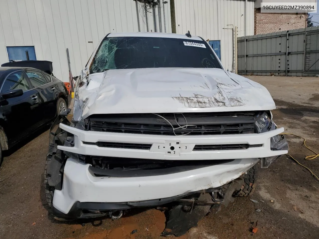 2021 Chevrolet Silverado K1500 Rst VIN: 1GCUYEED2MZ390894 Lot: 81344533